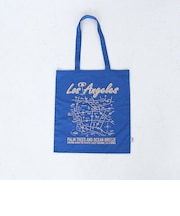 【I LOVE LA（アイラブエルエー）】マップデザインプリントトートバッグ