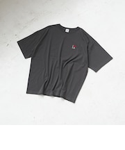 【I LOVE LA（アイラブエルエー）】ワンポイント ロゴ刺繍ユニTシャツ（WEB限定サイズあり）