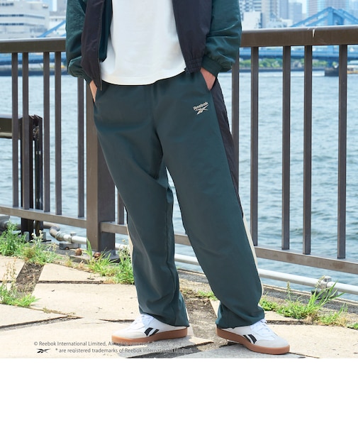 Reebok（リーボック）別注ナイロントラックパンツ
