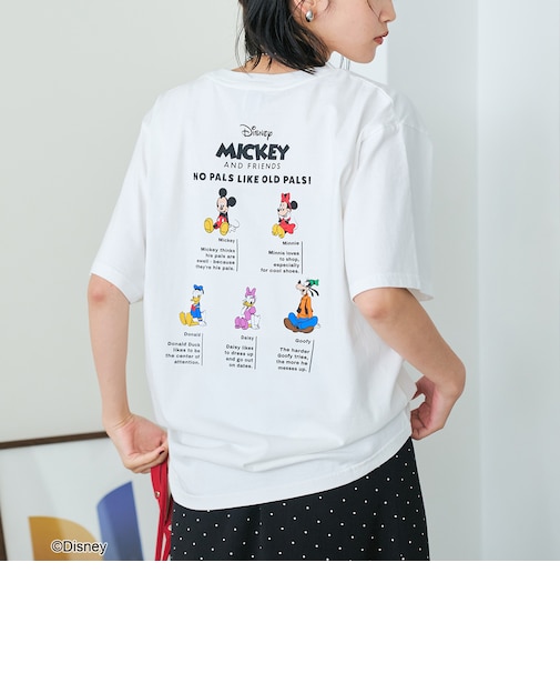 【MICKEY(ミッキー)/別注】アソートロゴプリント 半袖ユニTシャツ(WEB限定サイズあり)