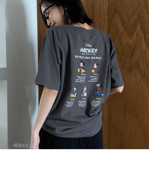 【MICKEY（ミッキー）/別注】アソートロゴプリント 半袖ユニTシャツ（WEB限定サイズあり）