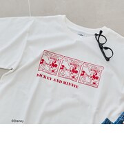 【MICKEY(ミッキー)/別注】アソートロゴプリント 半袖ユニTシャツ(WEB限定サイズあり)