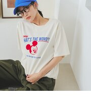 【MICKEY(ミッキー)/別注】アソートロゴプリント 半袖ユニTシャツ(WEB限定サイズあり)