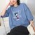 【MICKEY（ミッキー）/別注】ミッキー＆ミニー 袖フリル半袖Tシャツ