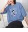 【MICKEY（ミッキー）/別注】ミッキー＆ミニー 袖フリル半袖Tシャツ