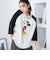 【MICKEY（ミッキー）/別注】ミッキープリント オーバーサイズラグランTシャツ