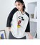 【MICKEY（ミッキー）/別注】ミッキープリント オーバーサイズラグランTシャツ