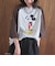 【MICKEY（ミッキー）/別注】ミッキープリント オーバーサイズラグランTシャツ