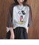 【MICKEY（ミッキー）/別注】ミッキープリント オーバーサイズラグランTシャツ