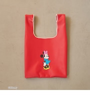 【MICKEY(ミッキー)/別注】配色パイピング レザーライクショッパーバッグ