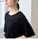シアーメッシュ フロッキーストライプ半袖Tシャツ