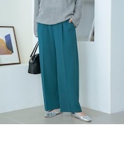 【定番 /秋カラー/ストレッチ/防シワ/UVカット】【シリーズ累計販売数20万本突破】イージービューティーワイドパンツ(WEB限定サイズあり)