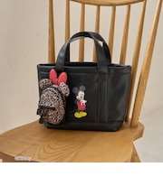 【MICKEY(ミッキー)/別注】レザーライクミニトートバッグ