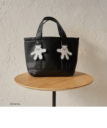 【MICKEY（ミッキー）/別注】レザーライクミニトートバッグ