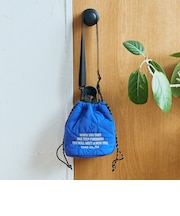 【新型登場】ロゴ刺繍キカキルト 2way巾着ショルダーバッグ