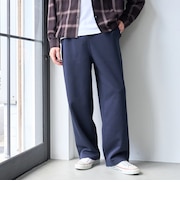 【抗菌防臭、防汚（食品汚れ）、UVカット】クリーンプラススウェットワイドパンツ