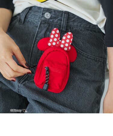 【新色登場 / MICKEY(ミッキー) / 別注】 リュック型シルエットミニポーチ