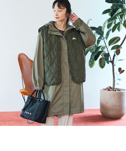 【好評アウターから新型登場/撥水】KELTY(ケルティ)別注 ザパタ マルチウェイロングジャケット