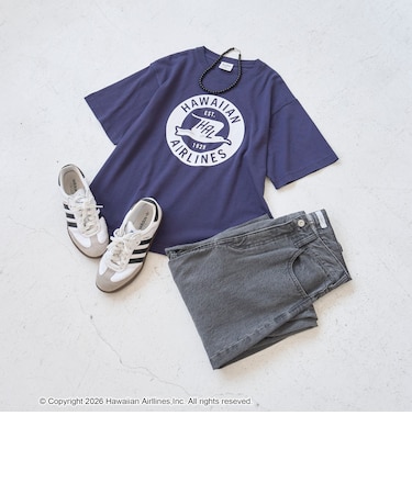 【RS別注】Hawaiian Airlines（ハワイアン航空）グラフィックアソートプリントTシャツ