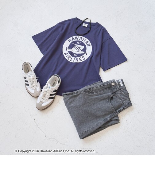 【RS別注】Hawaiian Airlines（ハワイアン航空）グラフィックアソートプリントTシャツ