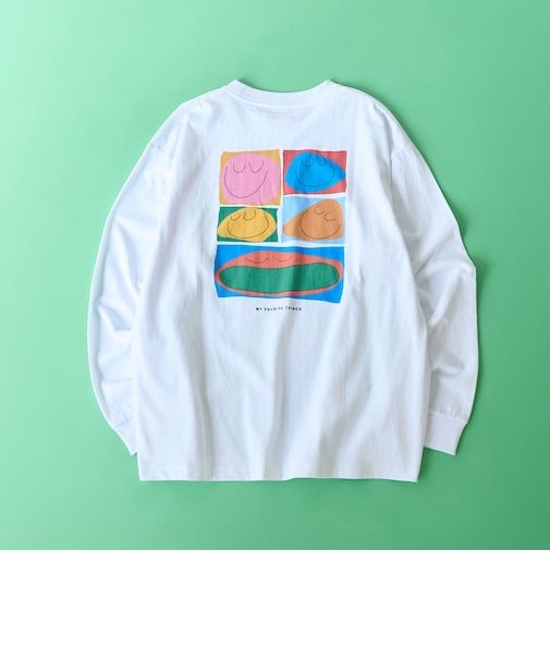 MY FAVORITE THINGS(マイ フェイバリット シングス)デザインプリント ロングスリーブTシャツ
