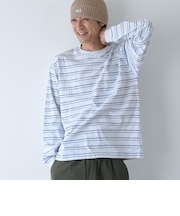 【Tough&Soft】天竺マルチボーダーロングスリーブTシャツ