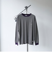【Tough&Soft】天竺マルチボーダーロングスリーブTシャツ