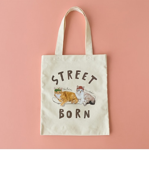 【WEB限定】Pontre　Studio（ポンレストゥディオ）デザインプリントトートバッグ