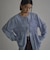 【秋カラー新登場◎/セットアイテム】シアーシャーリングシャツカーデセット