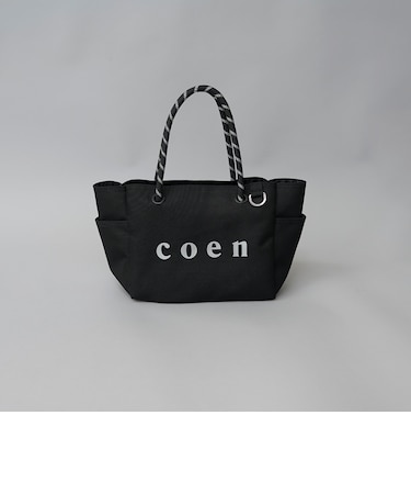 coen（コーエン）シルバーロゴ キャンバストートバッグ（Mサイズ）