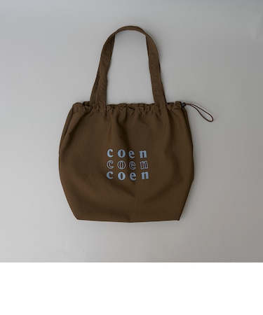 coen（コーエン）3ロゴトートバッグ