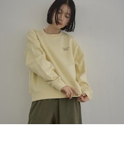 coen(コーエン)ロゴ刺繍 C/N裏毛スウェット