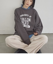 【Penneys(ぺニーズ)別注】カレッジロゴ アソートプリント裏毛スウェット