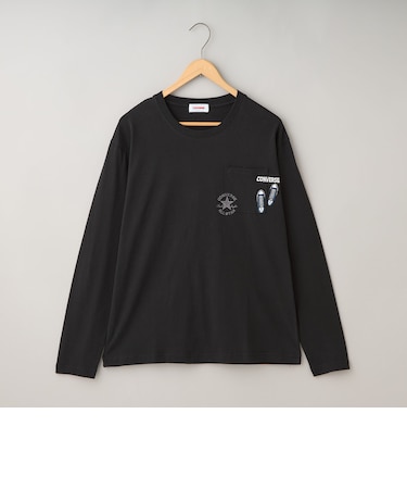 【WEB限定】CONVERSE (コンバース)天竺ポケットロングスリーブTシャツ
