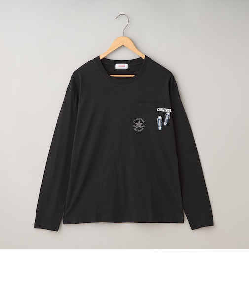 【WEB限定】CONVERSE (コンバース)天竺ポケットロングスリーブTシャツ