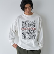 【WEB限定】アニマルプリントロングスリーブTシャツ