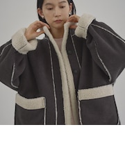 【新型登場◎】リバーシブル スタンドネックコーデュロイブルゾン