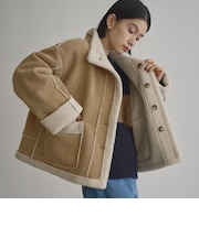 【新型登場◎】リバーシブル スタンドネックコーデュロイブルゾン
