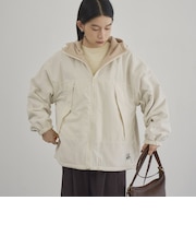 【PARKNIK（パークニック）】リバーシブル撥水フーディーブルゾン