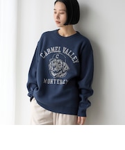 ドッグジャガードスウェットライクニット【NAVY】