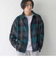 【WEB限定】POLO BCS(ポロ・ビーシーエス)シャギーチェックシャツ(KELLY)