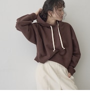 【Feel Soft / フィールソフト】ショート丈 両面微起毛裏毛フーディ