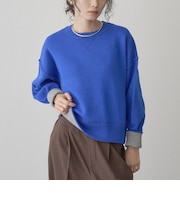 【好評ニットが今年も登場◎】スウェットライク2wayニット（WEB限定カラーあり）