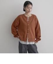 スウェットライク2wayニットカーディガン（WEB限定カラーあり）