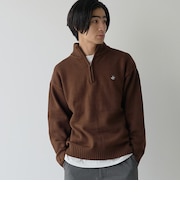 【WEB限定】BEVERLY HILLS POLO CLUB（ビバリーヒルズポロクラブ）ハーフジップスタンドカラーニット