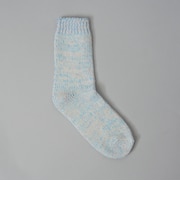 【H FOOT WEAR（エイチ フットウェア）】CHINE メランジテンジククルーソックス