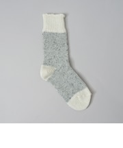 【H FOOT WEAR（エイチ フットウェア）】NEP メランジツートンカラーソックス