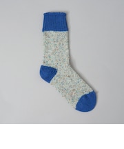 【H FOOT WEAR(エイチ フットウェア)】NEP メランジツートンカラーソックス