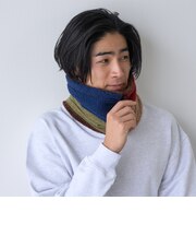 パネルパターン切替ネックウォーマー
