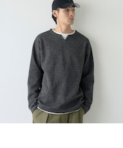 メランジフリースフェイクレイヤードカットソー